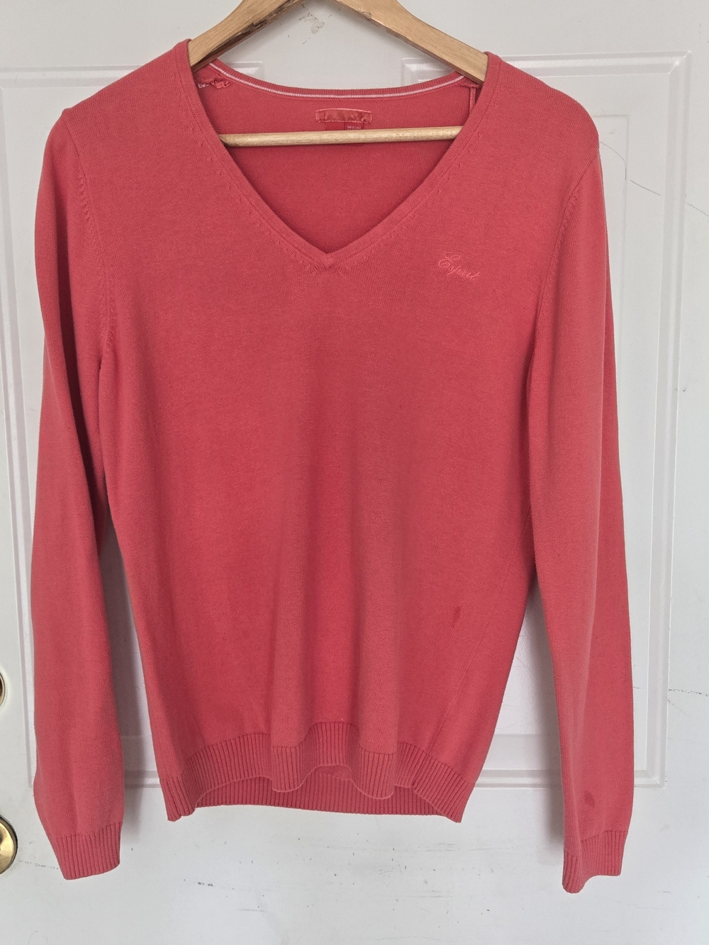 Espirit Coral Clean Girl Sweater Size M